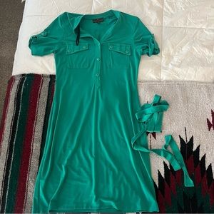 Fenn Wright Manson green dress, great condition, size 4